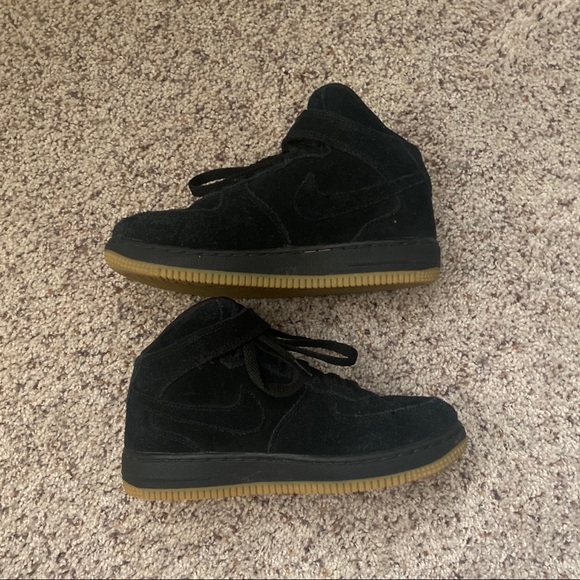grey nike air force one high tops